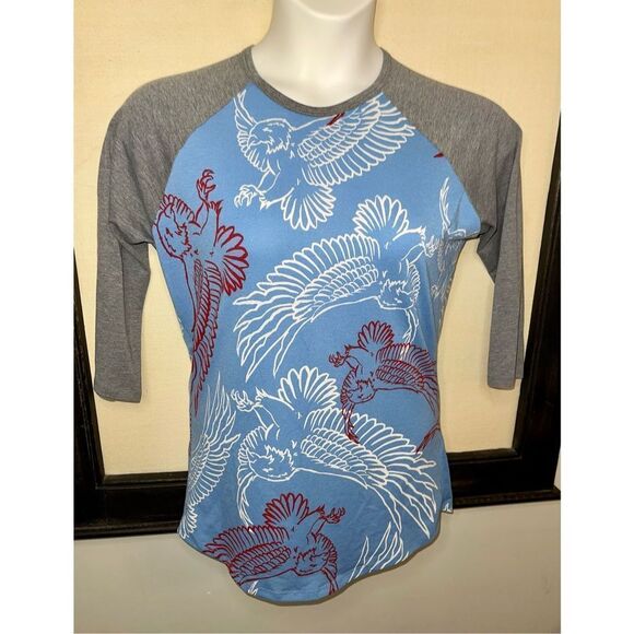 Lularoe Randy Eagle Print Shirt - Small - Picture 7 of 10